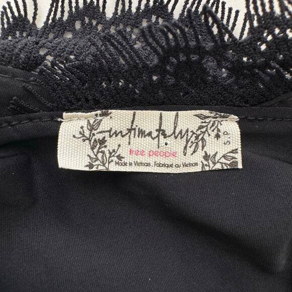 Free People Intimately Harper Lace Mini Dress High-Neck Halter Open-Back S - Picture 9 of 10